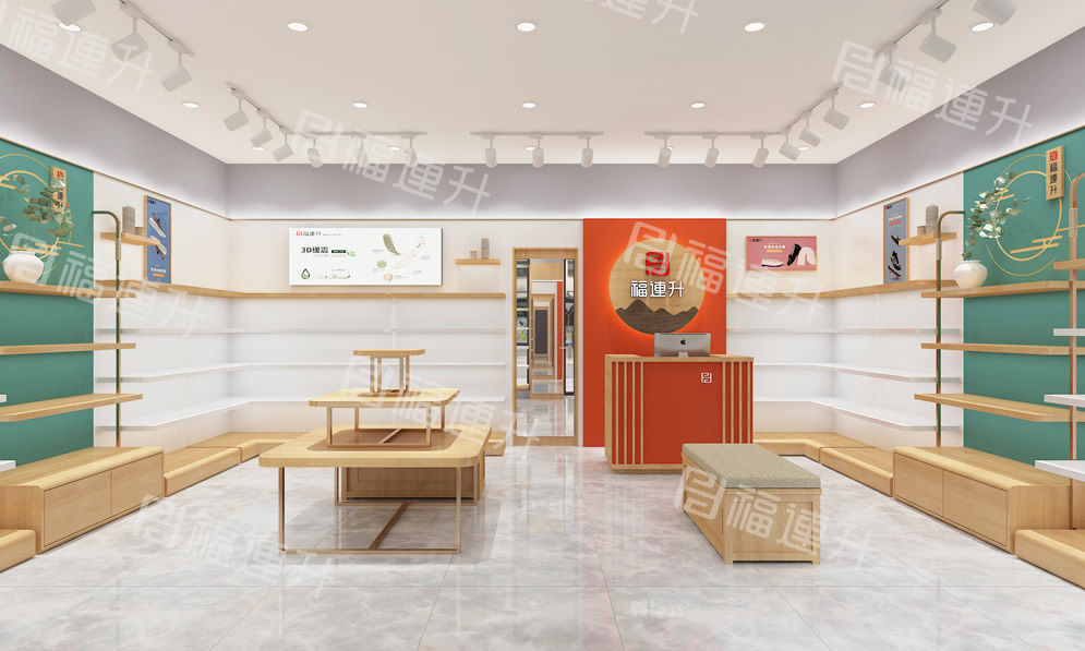 福連升健康舒適休閑鞋、老北京布鞋店面效果圖2