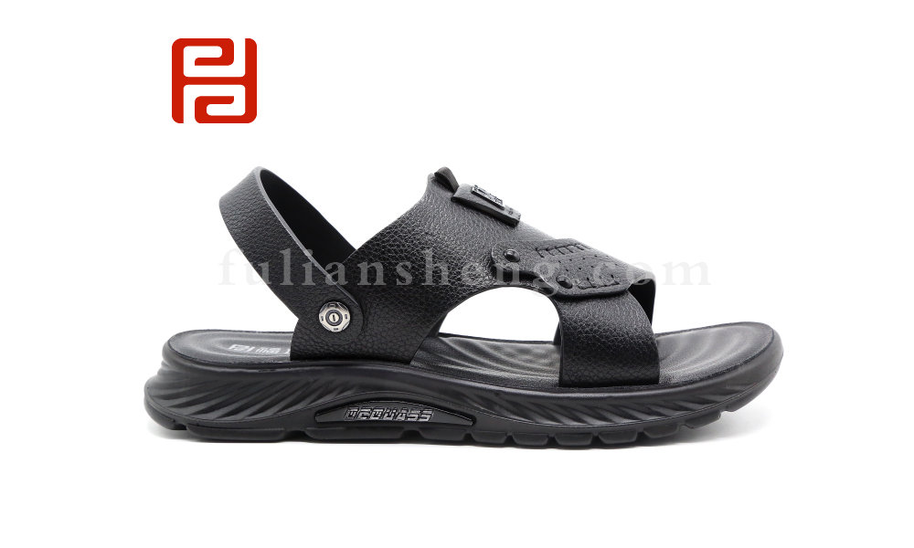 福連升夏季涼鞋手工縫線男士拖鞋涼拖鞋子