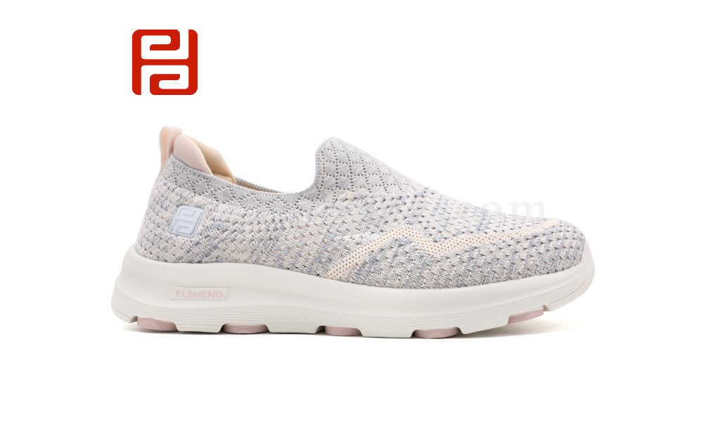 休閑運(yùn)動(dòng)女鞋單鞋高彈飛織面料