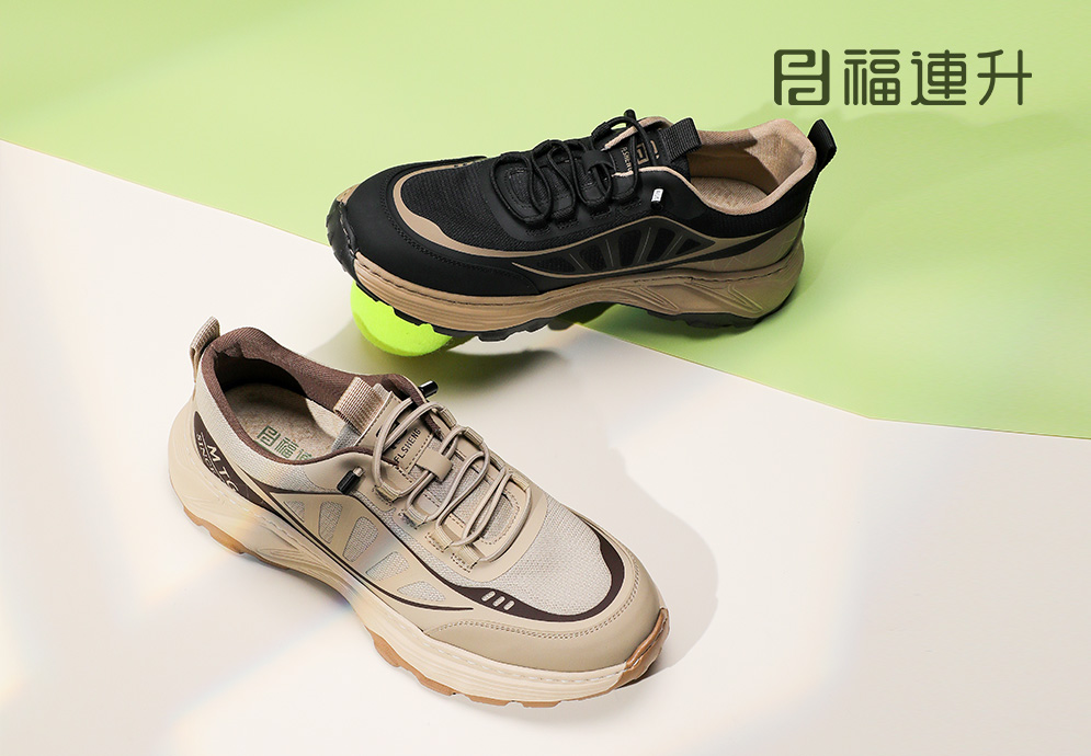 福連升春季新款休閑戶(hù)外旅行男鞋