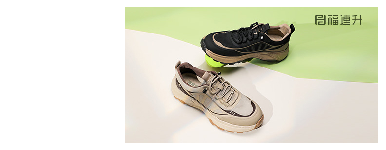福連升春季新款休閑戶(hù)外旅行男鞋