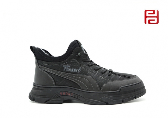 福連升冬季舒適輕便柔軟保暖休閑鞋老北京布鞋男鞋