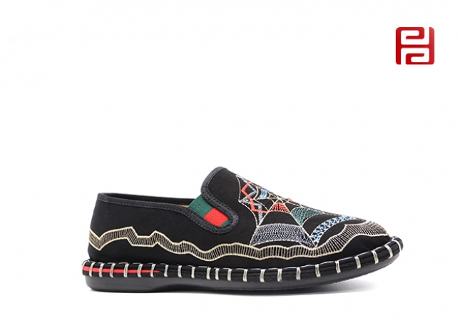 福連升春秋新款時尚國粹男鞋單鞋中國風休閑鞋