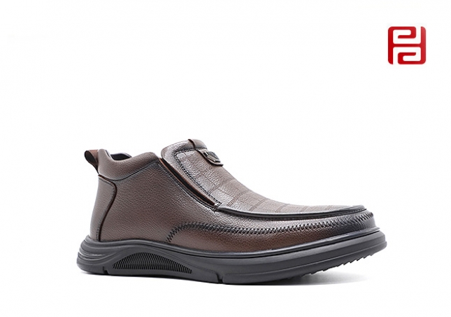 福連升冬季新款輕松工作男鞋商務休閑商務鞋